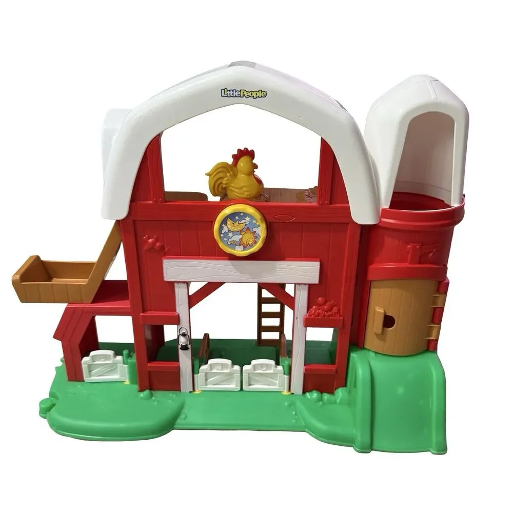 Fisher Price 2013 Little People Farm Barn Silo Sounds Playset Sounds Works